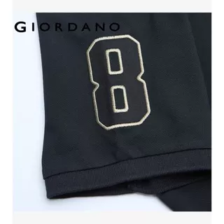 GIORDANO เสื้อโปโลผู้ชาย Men's Slim 3D Lion Polo 01016222