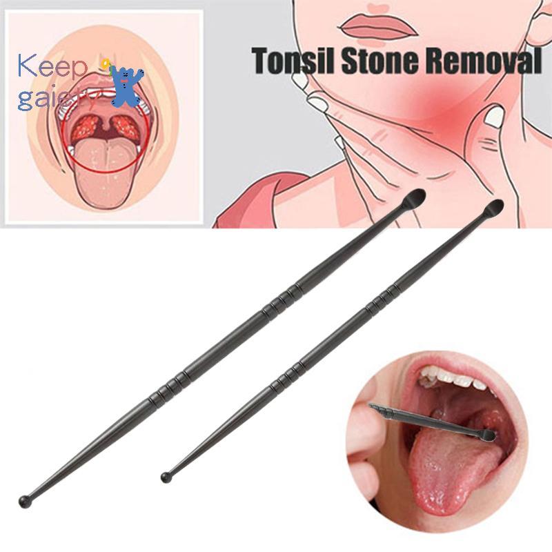 [Kpt-t] 1 ชิ้น Tonsil Stone Removal Ear Wax Remover สแตนเลส Remover ปากทําความสะอาด Care เครื่องมือ Tonsil Stone Remover การดูแลสุขภาพ [ใหม่]