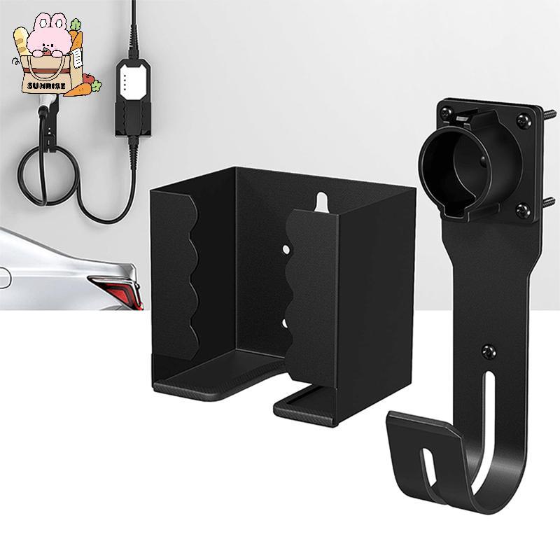 [ใหม่] EV Charger Holder Wall Mount Kit EV Charger Holster Do สําหรับ SAE J1772 Connector J-Hook EV 