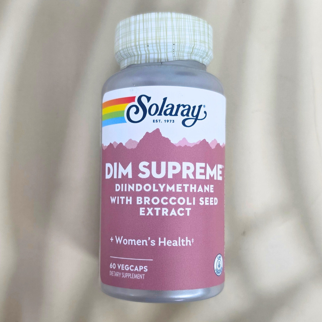 [Solaray®] DIM Supreme Women's Health 60 VegCaps ดิม Diindolylmethane