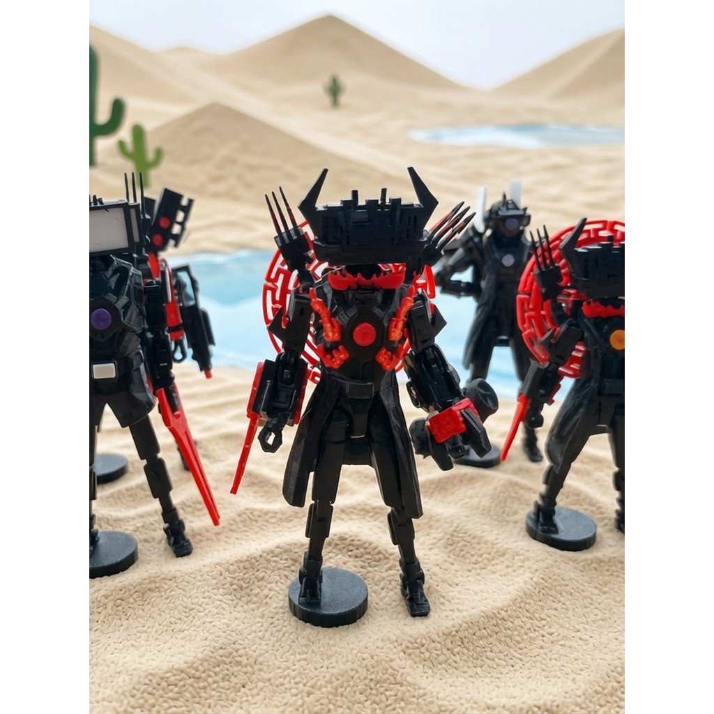 โมเดลskibidi toilet Skibidi ห้องน้ำ Action Figure skibidi toilet Doomsday Watcher Titan TV Man Joint