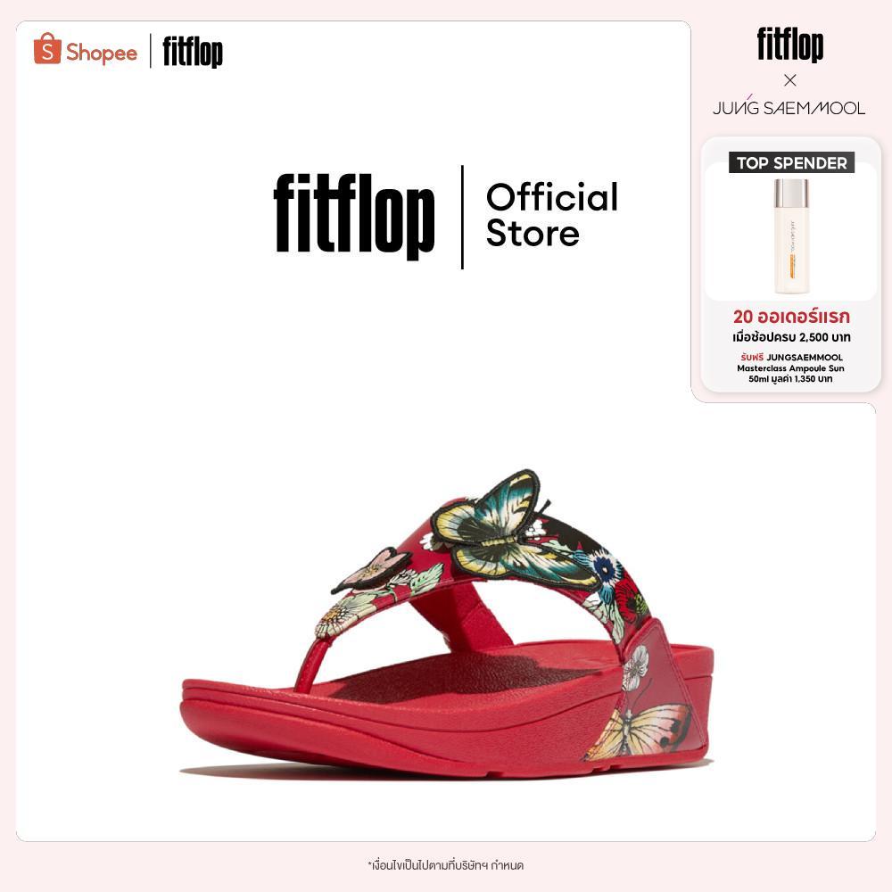 FITFLOP LULU X PHANNAPAST FAIRY BOUQUET รองเท้าแตะแบบหูหนีบผู้หญิง รุ่น Y1A-D41 สี RED