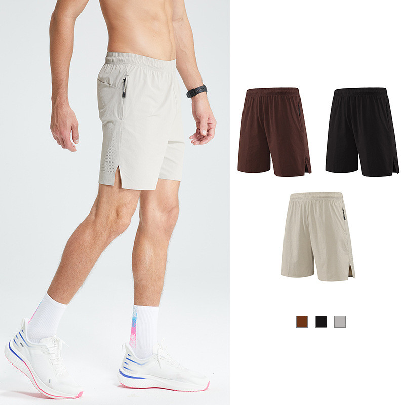 American Basketball Shorts Men's Summer Blank Running Fitness Sports Shorts ajvh