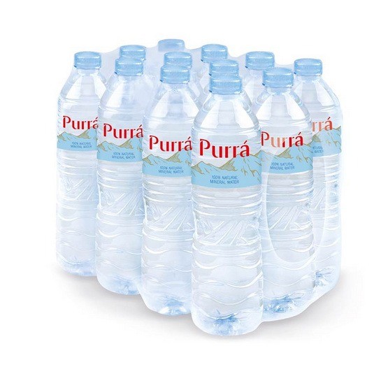 เพอร์ร่าน้ำแร่ธรรมชาติ 600มล. แพค 12 Purra Natural Mineral Water 600ml. Pack 12 [หมายเลขบาร์โค้ด 8850999001456 ]