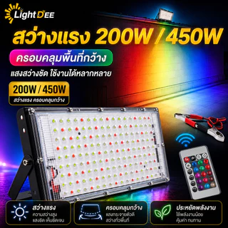 สปอตไลท์ต์RGB 12Vไฟนำ้ท่วม 16สีกลางแจ้งกันน้ำการควบคุมระยะไกลสปอตไลสำหรับสวนลานสวนไฟฉาย แสงแดง แสงเขียว