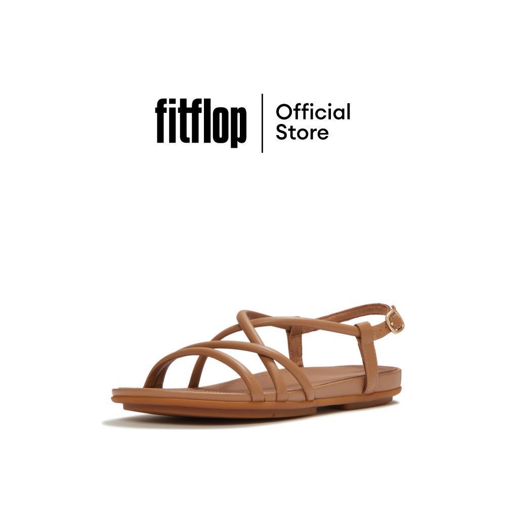 FITFLOP GRACIE LEATHER STRAPPY B-STRAP รองเท้าแตะแบบรัดส้นผู้หญิง รุ่น A4C-B87 สี CLASSIC TAN