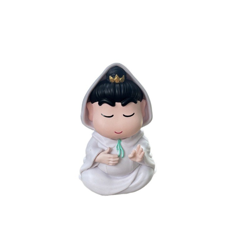 อินเทรนด์ OK Buddha Crayon Shin-chan รูปโต๊ะแสดงเครื่องประดับอุปกรณ์เสริมในรถยนต์ขายจํานวนมาก