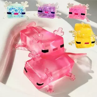 🚀ท้องถิ่น🚀4 ชิ้นน่ารัก Squishy ของเล่นการ์ตูน Axolotl บีบของขวัญบรรเทาความเครียด Release Emotions ช้า Rebound และ Decompress ของขวัญวันเกิด