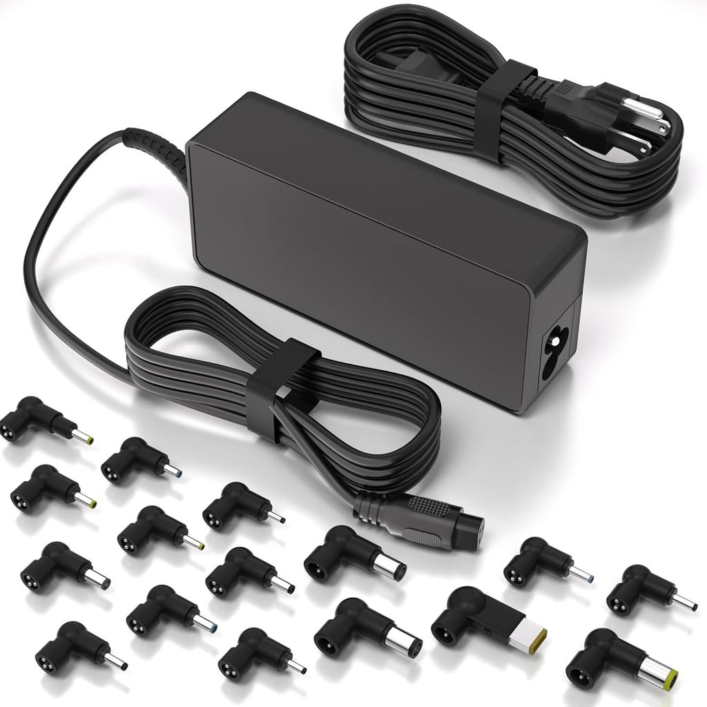 90W Universal AC Adapter แล็ปท็อปชาร์จใช้งานร่วมกับ HP Lenovo Dell Acer Asus IBM Toshiba Samsung Son