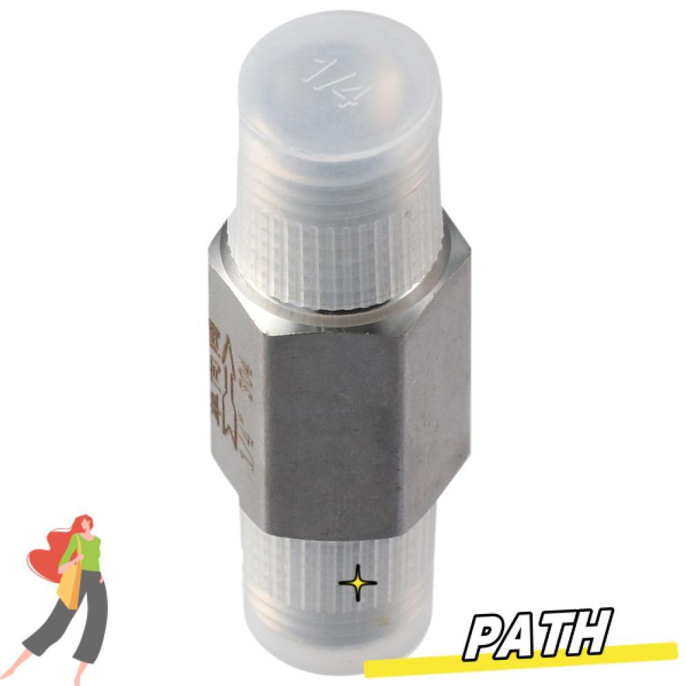 PATH วาล์วทางเดียว, 304 สแตนเลส 1/4 นิ้ว NPT ตรวจสอบวาล์ว, ไม่กลับชายกับชายกระทู้เงินที่ไม่ใช่กลับวา