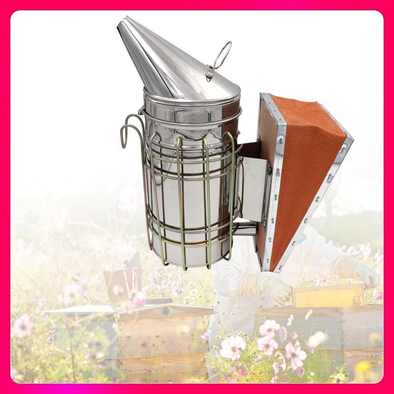 [ราคาต่ำที่สุด] Smoker for Beekeeping with Heat guard Manual Supplies Beekeeping Smoker