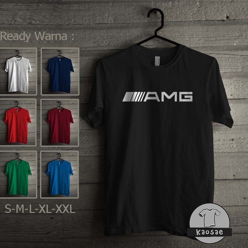 เสื้อยืดโลโก้ AMG Distro เสื้อยืด