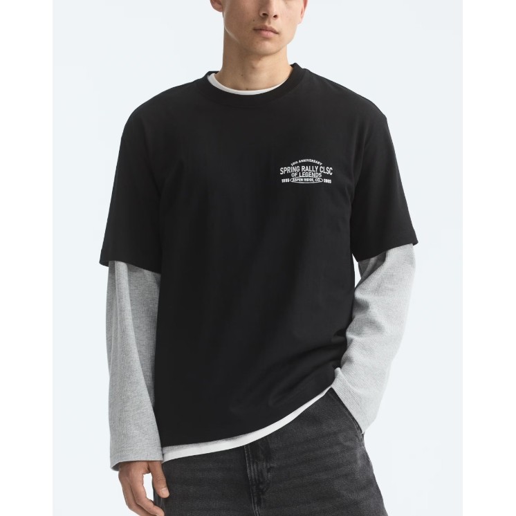 H&M(เอชแอนด์เอ็ม) เสื้อยืดพิมพ์ลายแบบหลวม ผู้ชาย 0967955_28