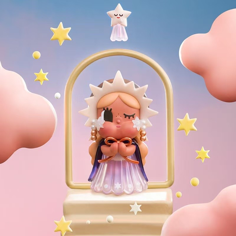 POPMART POPMART Crying Baby CRYBABY Running Moon Series Figure-Made Mystery Box Decorative อินเทรนด์ Play Gift