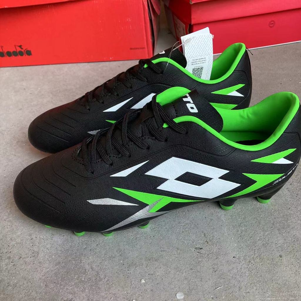 LOTTO LOTTO Men SOLISTA Professional Football Training Shoes Short Spikes Broken Flat อุปกรณ์เสริม
