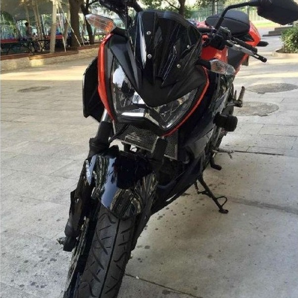 เหมาะสําหรับคาวาซากิ Z250/Z800 กระจกด้านหน้าเลนส์กระจกหน้าเลนส์ดัดแปลงความสูง