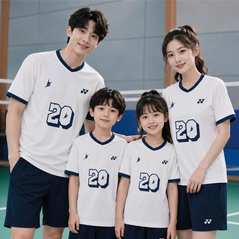 เสื้อผ้าแบดมินตันสําหรับครอบครัวสําหรับผู้ชายผู้หญิงและเด็ก ใน979