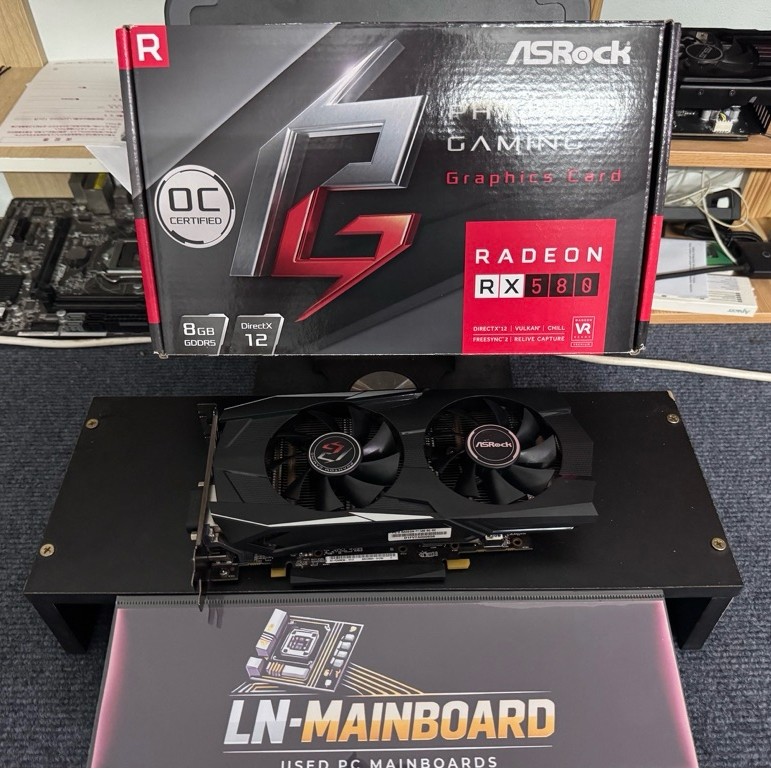 [Graphic Card การ์ดจอมือสอง] Asrock RX580 Phantom Gaming 8GB GRRD5