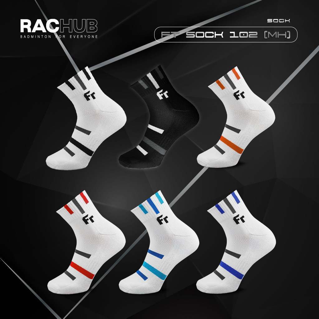 FELET SOCK 102 (MH) รองเท้ากีฬากลาง-สูง SOCK BADMINTON TRAINING SOCK - โดย RACHUB