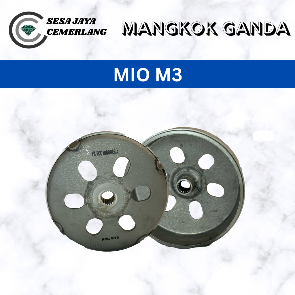 FCC ชามคู่สําหรับ Mio M3 (2SX) รถจักรยานยนต์ 100% เดิม