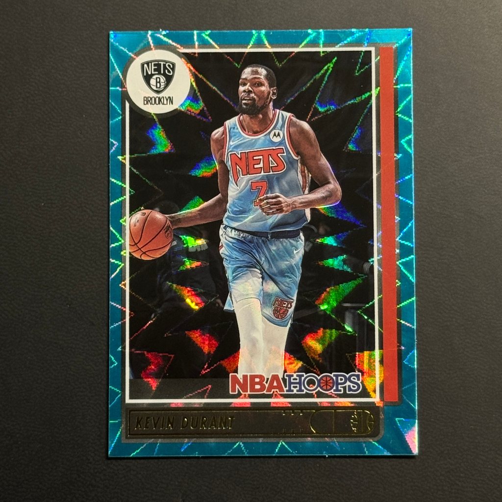 [Durant] Kevin Durant Large Scale Explosion HOOPS Refrection Panini NBA Basketball Star Card