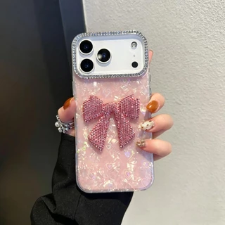 สําหรับ Reno 16F 15F 14F 13F OPPO A6C A6X A6T A6S A5i A5X A3X A60 A79 A58 A38 A18 A78 A17 A98 A96 A76 A16 A95 A74 A54 A15S A53 A93 สาวสีชมพูโบว์รูใหญ่โทรศัพท์กรณี