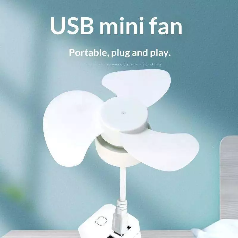 พัดลมมินิพกพา USB ยืดหยุ่นได้ สำหรับคอมพิวเตอร์และโน๊ตบุ๊ค thumbnail 10
