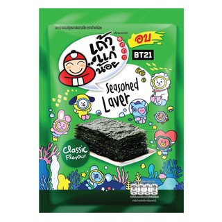 เถ้าแก่น้อย สาหร่ายอบปรุงรสดั้งเดิม Taokaenoi Seaweed Classic 12g.