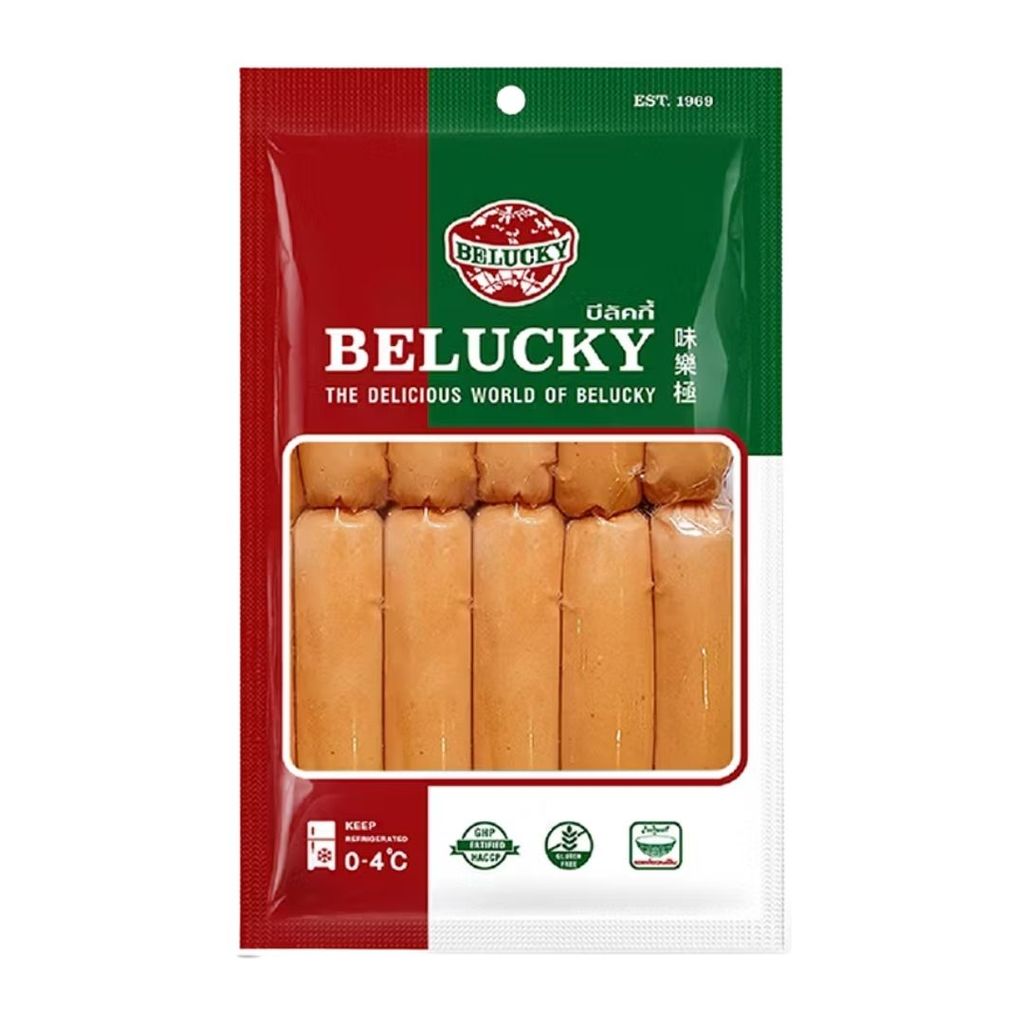 บีลัคกี้ ไส้กรอกเวียนนา Belucky Vienna Sausage 400g.