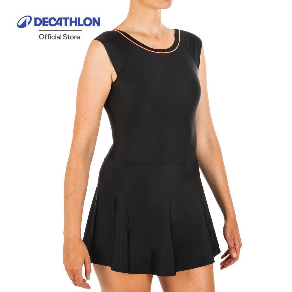 Decathlon Women'S One-Piece Swimsuit Una ชุดว่ายน้ำวันพีซสำหรับผู้หญิง รุ่น Una - Black