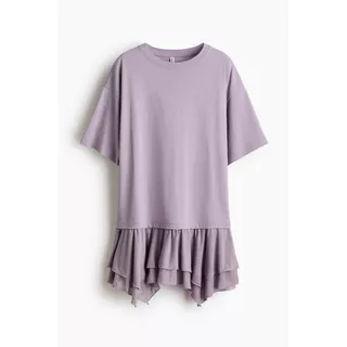 H&M(เอชแอนด์เอ็ม) เสื้อท่อนบนโอเวอร์ไซส์ผ้าคู่ ผู้หญิง 1346514_1
