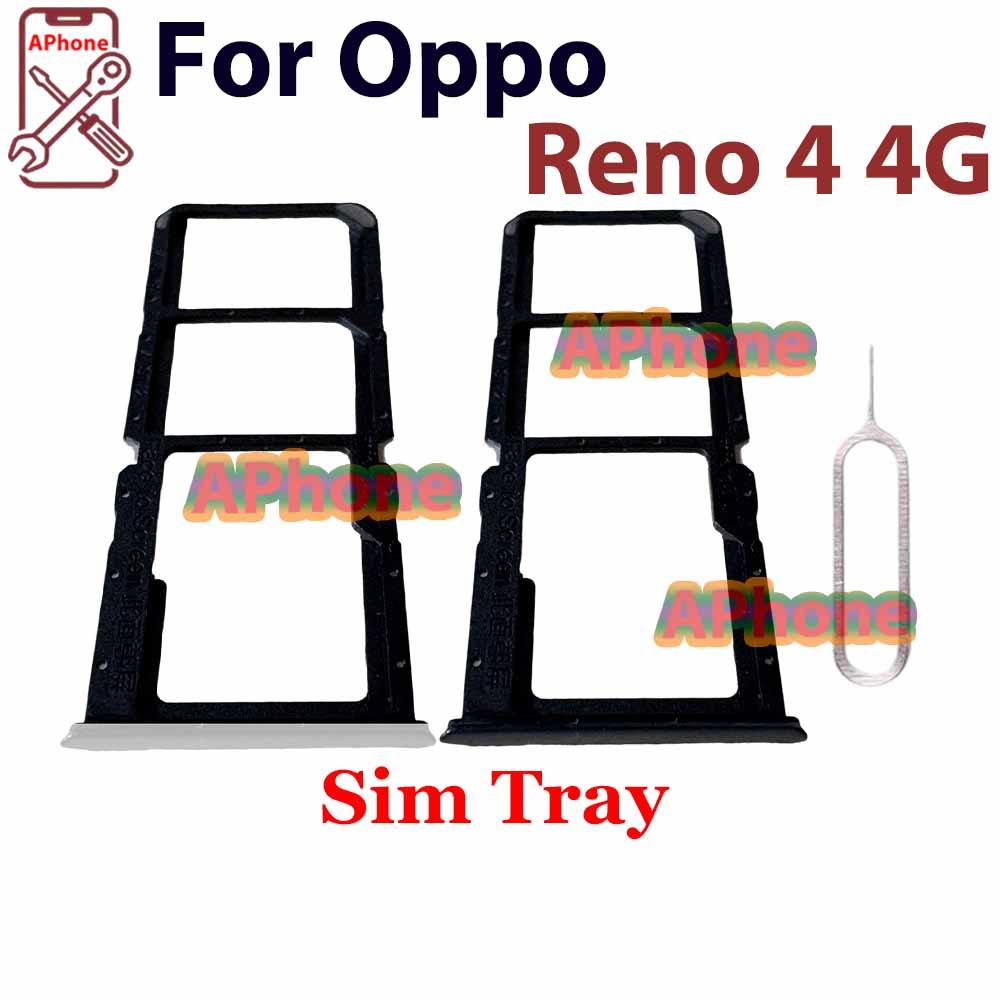 สําหรับ Oppo Reno 4 4g CPH2113 ช่องถาดซิมการ์ด