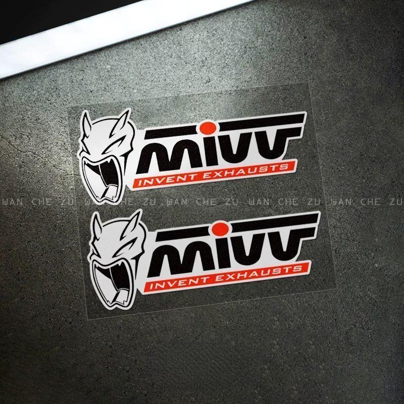 Mivv sticker, waterproof reflective sticker for motorcycle exhaust