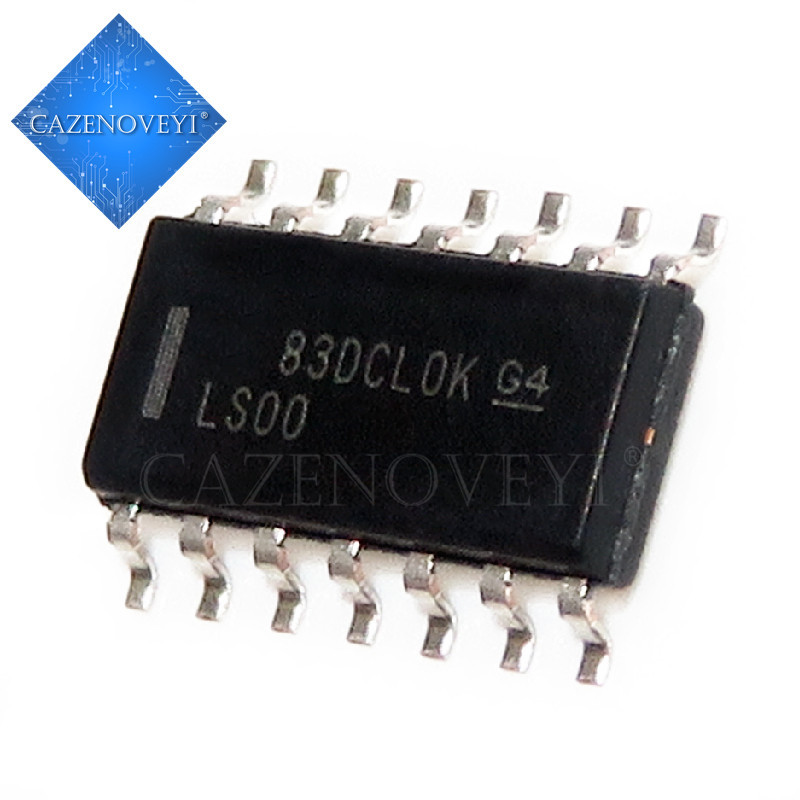 10 ชิ้น SN74LS00DR 74LS00D LS00 SOP-14 ชิป