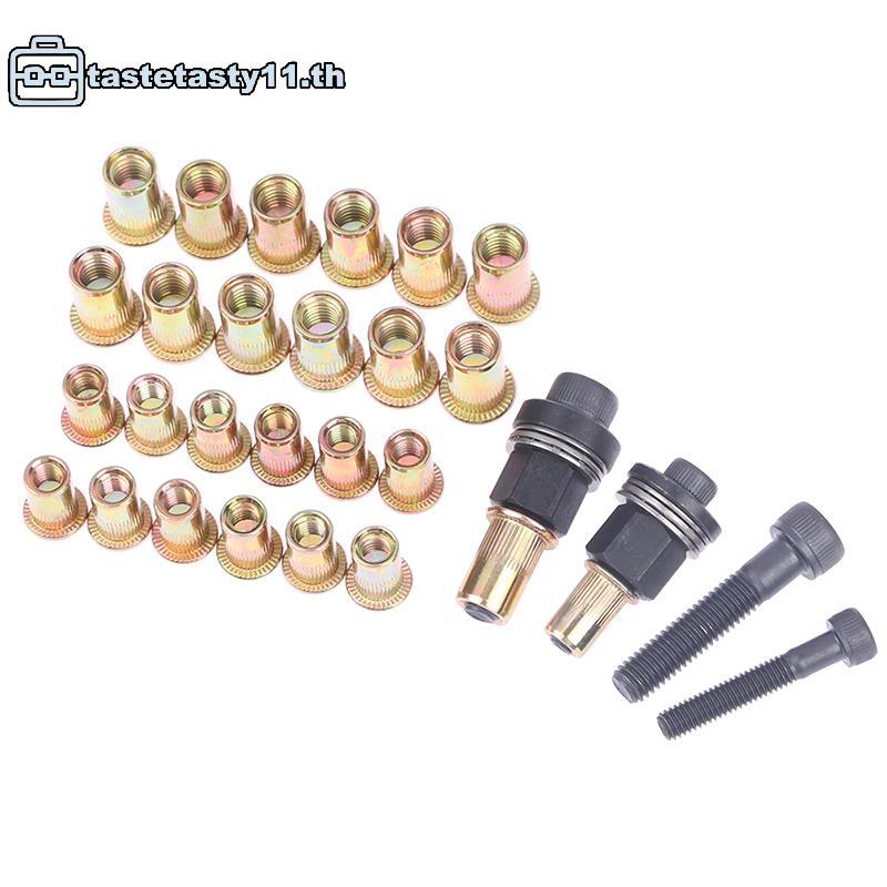 TA M6 M8 Rivet Nut s คู่มือ Riveter คอลัมน์สแตนเลสหกเหลี่ยมถั่ว AM6SS AM8SS DIY เจาะ Rivet ด้านนอกหก