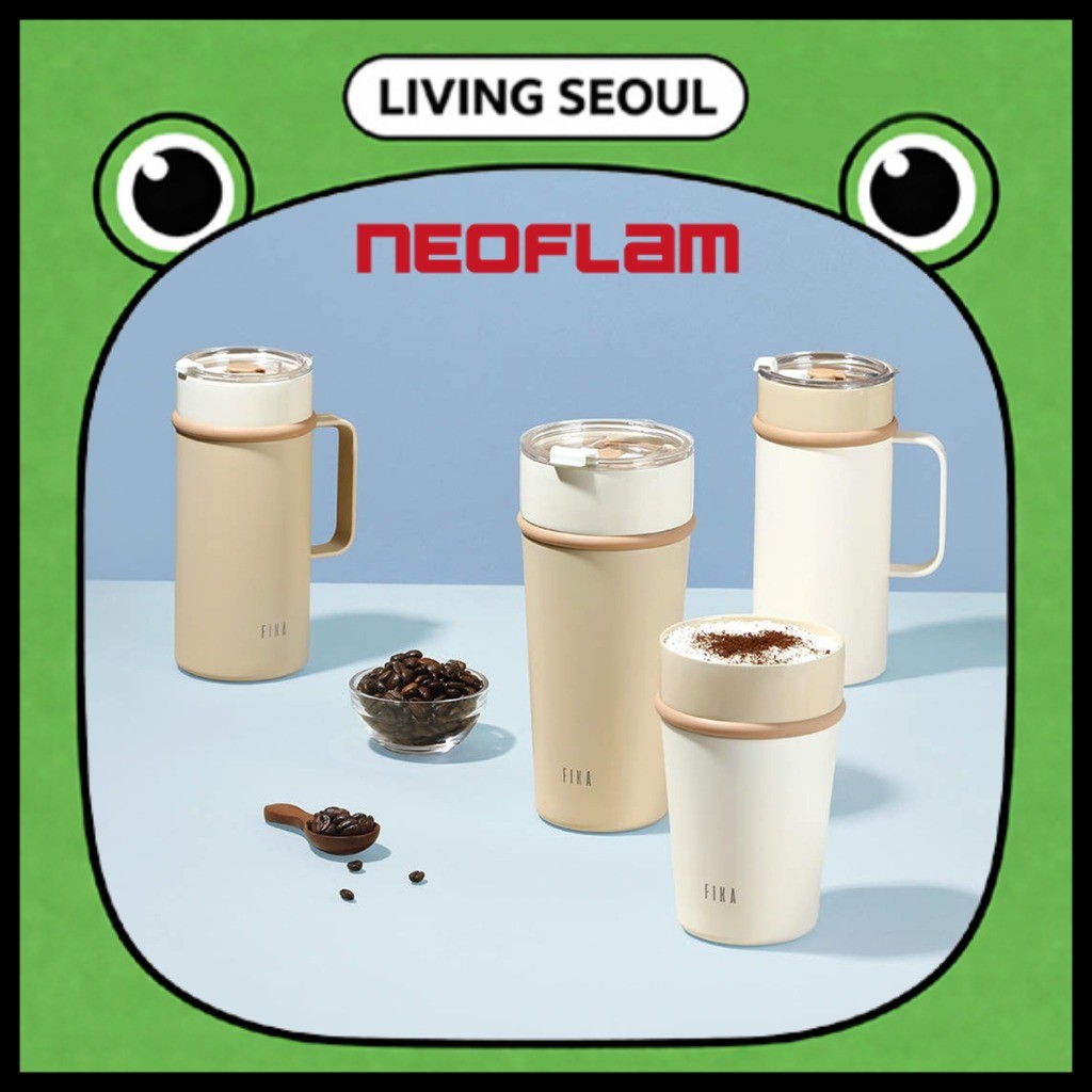NEOFLAM Fika Lips แก้วน้ําเคลือบเซรามิก 4 ประเภท / Fika Lips Collection ผลิตภัณฑ์ดั้งเดิม