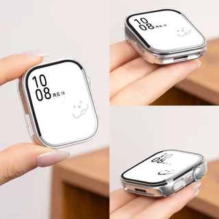 กระจกนิรภัย + เคสสําหรับ Huawei Watch Fit 5 Pro/Fit 5 กรอบตัวป้องกันหน้าจอฝาครอบกันชนป้องกัน