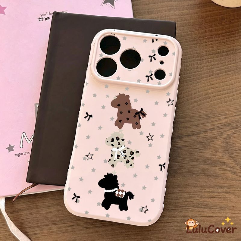 Pastel Pony & Star Case 3D Heart Border สําหรับ Vivo Y38 Y37 Y37M Y36T Y36 Y36M Y36i Y36S Y35 Y35M Y