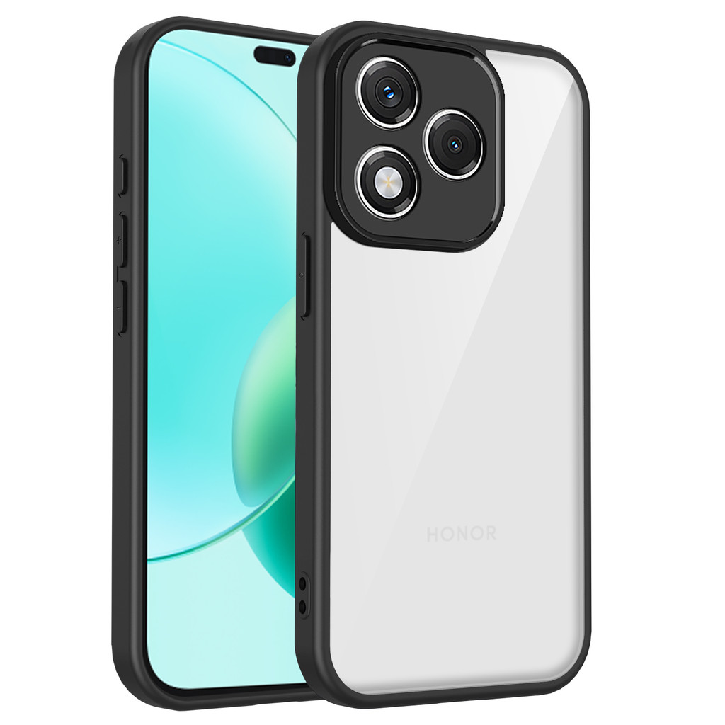 สําหรับ Honor X5C, X5C Plus, เคสโทรศัพท์ฝ้าโปร่งใสคลาสสิก, ฝาครอบป้องกันการตกกระแทกแบบแข็งคุณภาพสูง