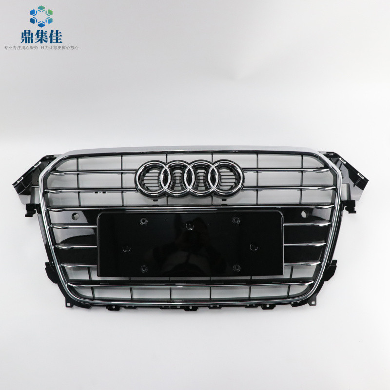 เหมาะสําหรับ Audi A4L B8PA B9 ชุดตาข่ายด้านหน้าตาข่ายด้านหน้าพร้อมตาข่ายด้านหน้าแบบแถบสว่าง
