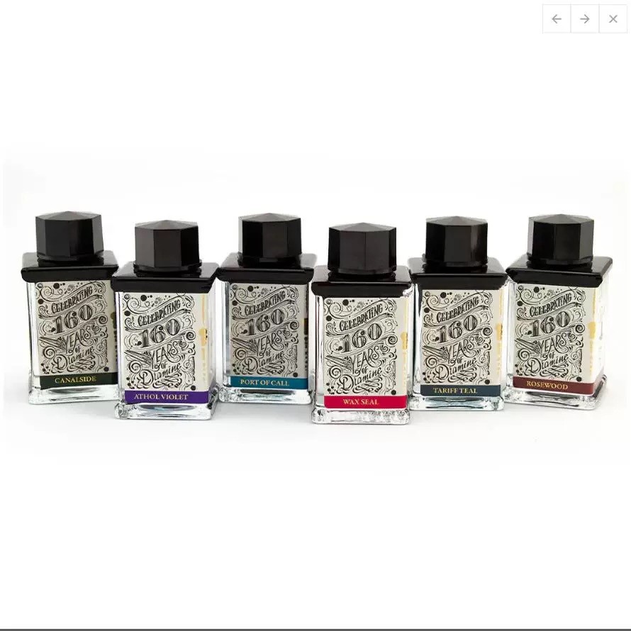 DIAMINE DIAMINE ปากกาหมึก 160th Anniversary ใหม่สี Launch Seal Qingyun Riverside ไม้จันทน์สีแดงปาล์ม