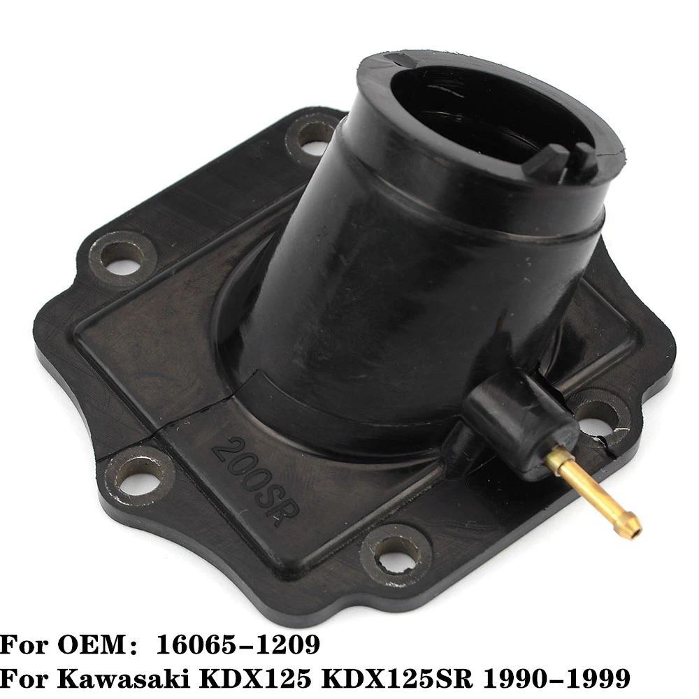 OL Morcycle Carburetor Adapter Intake Manifold Glue for Kawasaki KDX125 KDX125SR 1990-1999 KDX 125 S