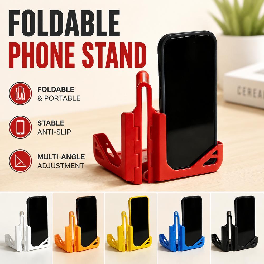 ที่วางโทรศัพท์แบบพับได้ 2-in-1 Clip On Badminton Net Stand Universal Bracket Phone 8.61.2cm O8h3
