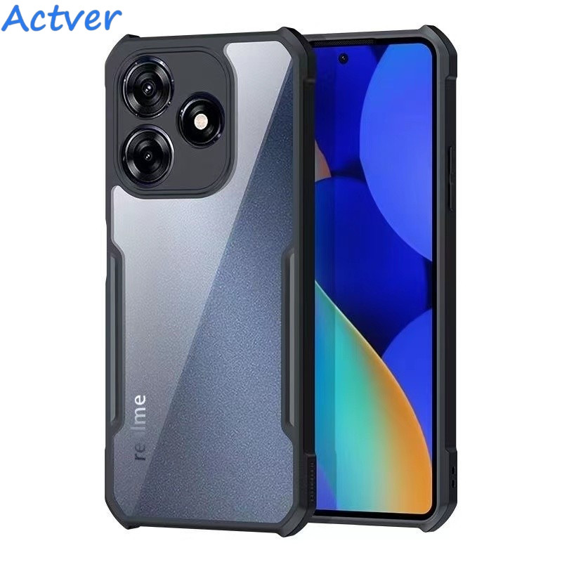 [ส่งจากไทย]HHL แข็ง เคสกันกระแทก เคสใส สำหรับ Realme C85 C63 C53 Note70 Note50 ราคาถูก Shopee Lazada