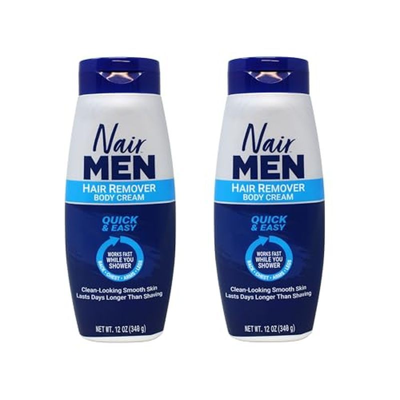 Men 12 oz Remover Cream, Nair Remover Body (2-Pack) ผมสําหรับ