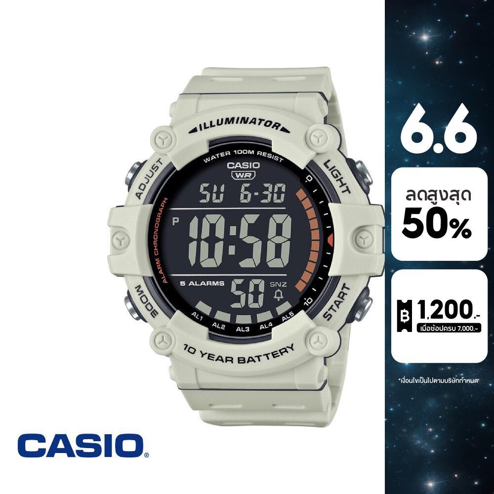 CASIO นาฬิกาข้อมือ CASIO รุ่น AE-1500WH-8B2VDF วัสดุเรซิ่น สีเทา