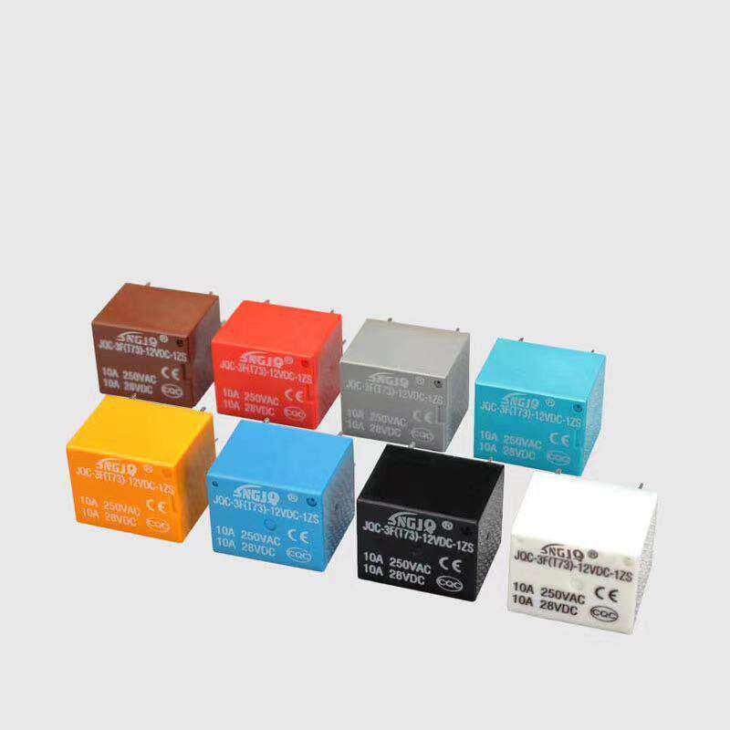 ขายร้อนรีเลย์ขนาดเล็ก 3V5V6V9V12V24V รีเลย์ 10A 5 Pins 4 Pins T73 srd ทางเลือก Fangke J