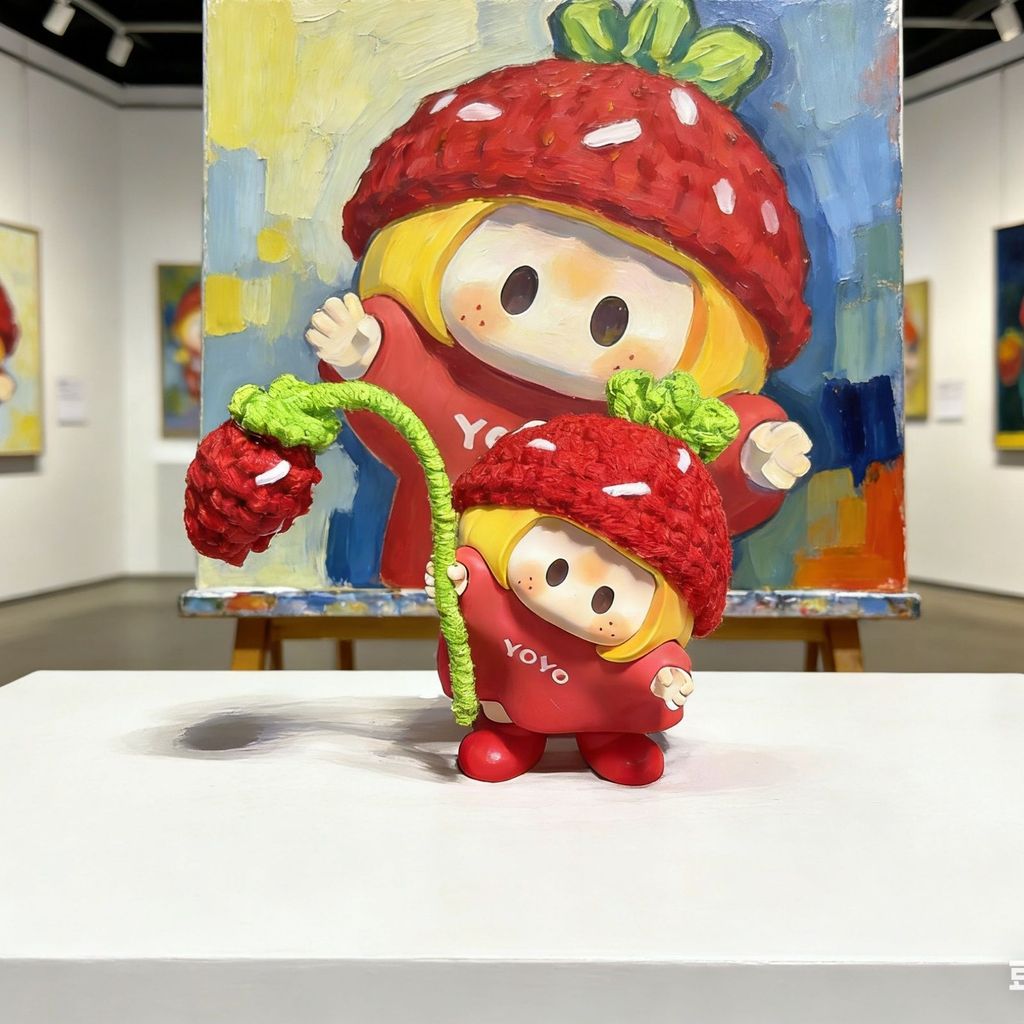 /hotsaleYoyo酱草小帽子,不 Packing Noyoyo Sauce Strawberry Small Hat, Without Baby6842f