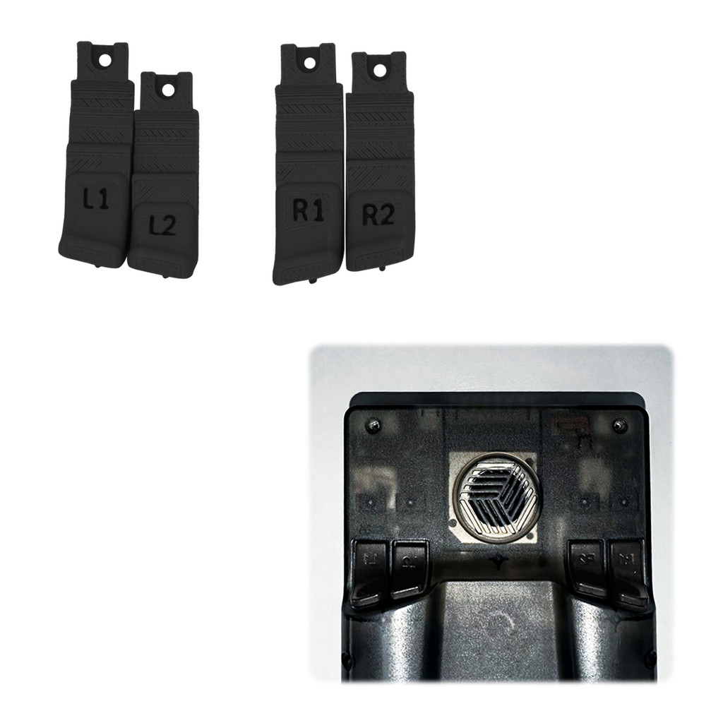 ปุ่มด้านหลังทดแทนสําหรับ Anbernic RG406V RG405V RG40XXV, ชิ้นส่วนซ่อมสําหรับคอนโซลเกม, Perfect Fit, 