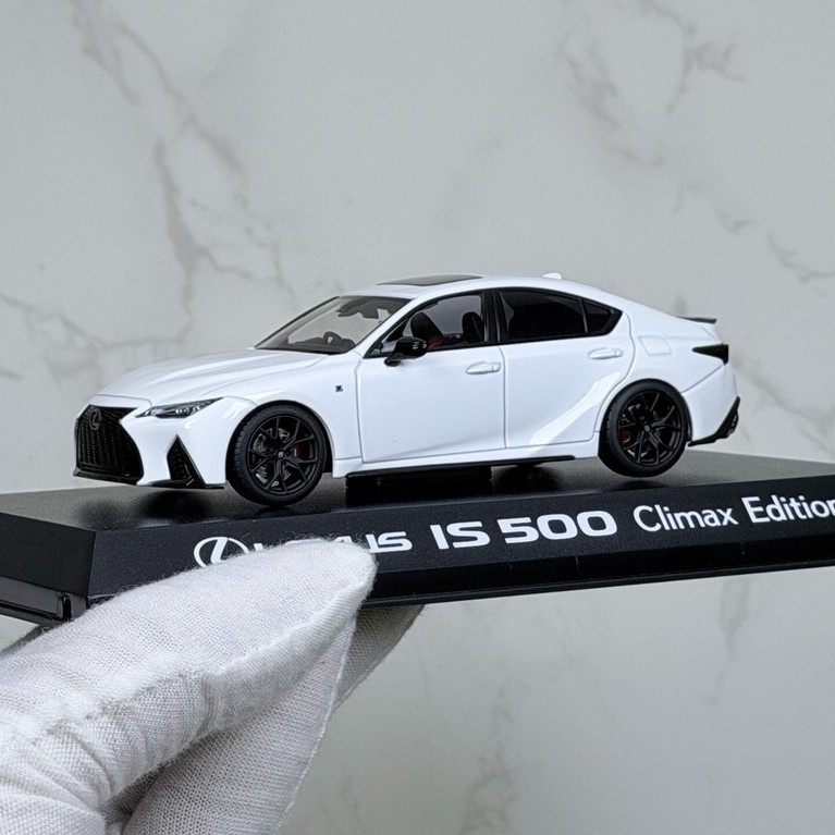 [ออก] Kyosho 1/43 Lexus IS500 Climax Edition รถโลหะผสมสีขาวรุ่น Overseas Shipping Back Brand New Rea